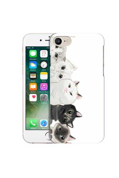 OEM Husa compatibila cu Apple iPhone 7 Silicon Gel Tpu Model Cats