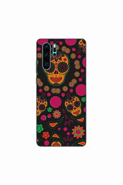 OEM Husa compatibila cu Huawei P30 Pro Silicon Gel Tpu Model Halloween Floral...