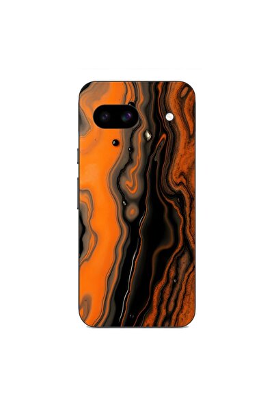 OEM Калъф, съвместим с Google Pixel 8A, силиконов гел TPU модел с метален дес...