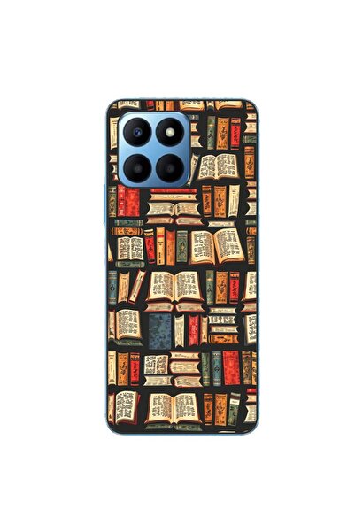OEM Husa compatibila cu Honor X6 Silicon Gel Tpu Model Books Pattern