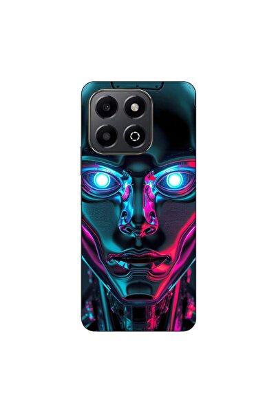 OEM Husa compatibila cu Honor X6b Silicon Gel Tpu Model Chrome Humanoid