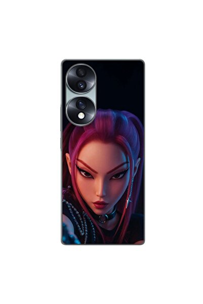 OEM Husa compatibila cu Honor 70 Silicon Gel Tpu Model KPop Demon Hunters Bea...