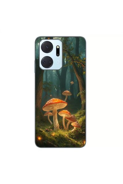 OEM Husa compatibila cu Honor X7a Silicon Gel Tpu Model Glowing Magical Mushr...