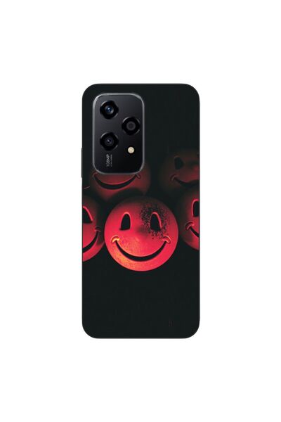 OEM Husa compatibila cu Honor 200 Lite Silicon Gel Tpu Model Grungy Smiley Faces