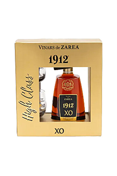 Zarea Brandy XO High Class 1912, 40% alcool, 0.7L + 2 pahare