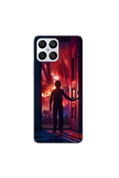 OEM Husa compatibila cu Honor X8 4G Silicon Gel Tpu Model Stranger Things Doo...