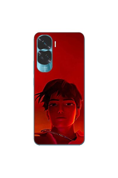 OEM Husa compatibila cu Honor 90 Lite 5G Silicon Gel Tpu Model KPop Demon Hun...