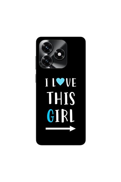 OEM Husa compatibila cu Honor X5c Plus Silicon Gel Tpu Model Cupluri I love T...