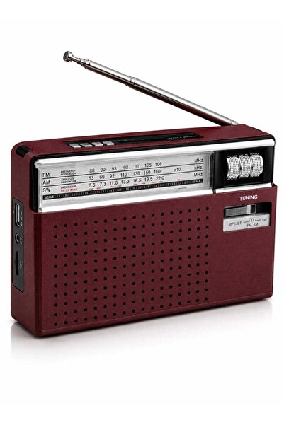 Generic HB Portable FM/AM/SW Radio with Bluetooth USB & TF Card MP3 Player, R...