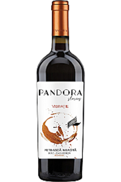 Pandora Vin roșu semisec, Feteștișor Negru, 0,75 L