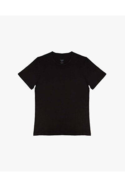 Bolero Men's Combed Cotton Undershirt Black