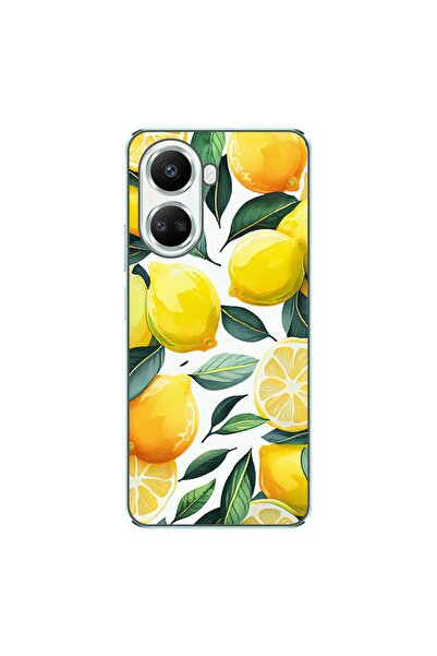 OEM Θήκη συμβατή με Huawei Nova 10 SE, από σιλικόνη gel TPU, με σχέδιο λεμόνια.