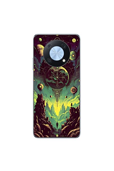 OEM Husa compatibila cu Huawei Nova Y90 Silicon Gel Tpu Model Mystical Planet