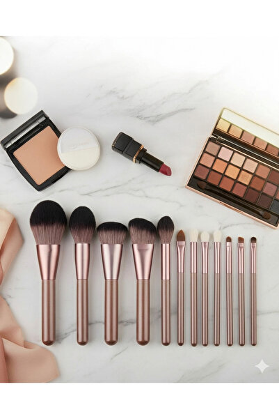 Yallabena Professional Makeup Brush Set – 12 Pieces Full Face & Eye Brush Kit...