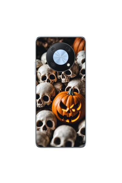 OEM Husa compatibila cu Huawei Nova Y90 Silicon Gel Tpu Model Halloween Patte...