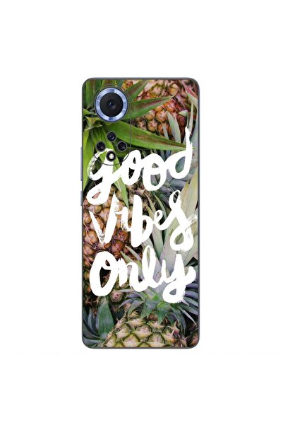 OEM Θήκη συμβατή με Huawei Nova 9, από σιλικόνη gel TPU, μοντέλο Good Vibes Only