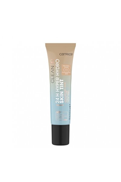 Catrice CLEAN ID 24H HYPER HYDRO SKIN TINT 010 NEUTRAL SAND 30ML