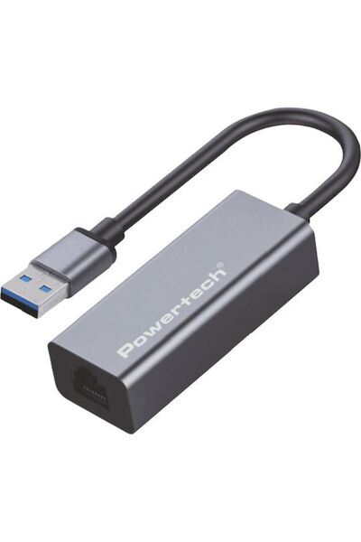 POWERTECH PT-1454 Προσαρμογέας Δικτύου USB με Ενσύρματη Σύνδεση Gigabit Ethernet