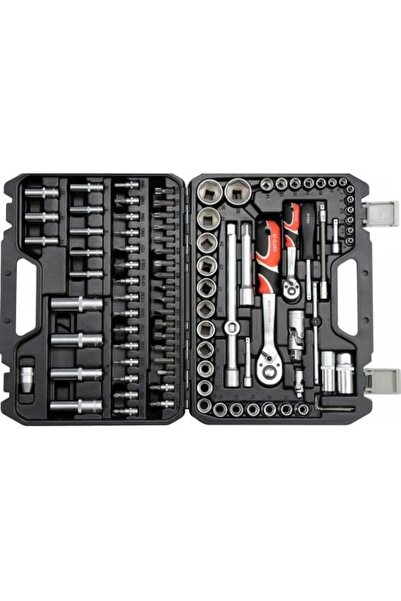 yato Trusa chei tubulare YT-12681 , profesionala, 1/2"-1/4", 94buc