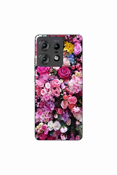 OEM Husa compatibila cu Motorola Edge 50 Pro Silicon Gel Tpu Model Trandafiri...