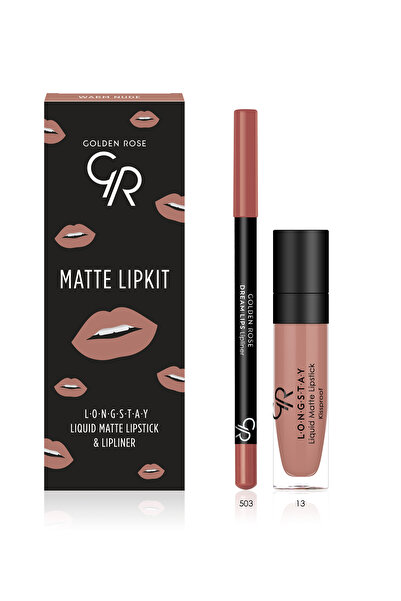 Golden Rose MATTE LIP KIT WARM NUDE 2ΤΜΧ