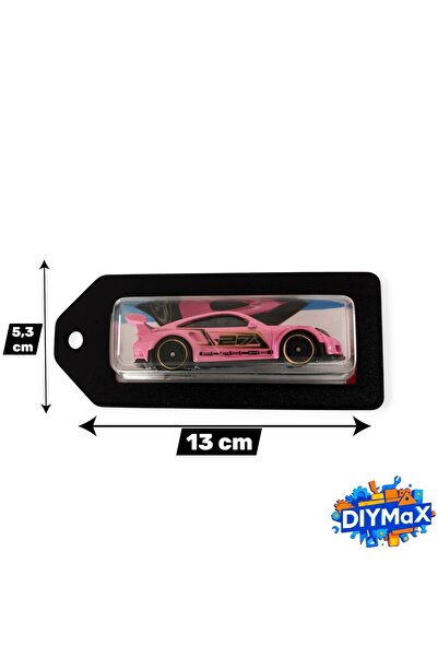 DIYMaX Die-Cast Araba Anahtarlık Vitrini 1:64 Model Araba Sergileme Kutusu Sl...