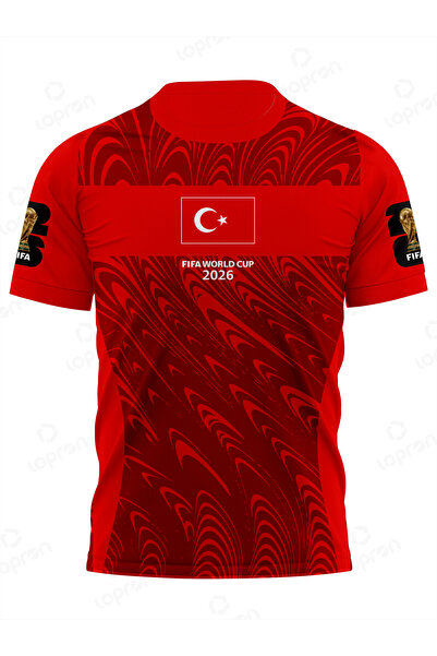 ZİLONG TÜRKİYE Milli Takım Dünya Kupası Özel Kırmızı Futbol Taraftar Forması ...