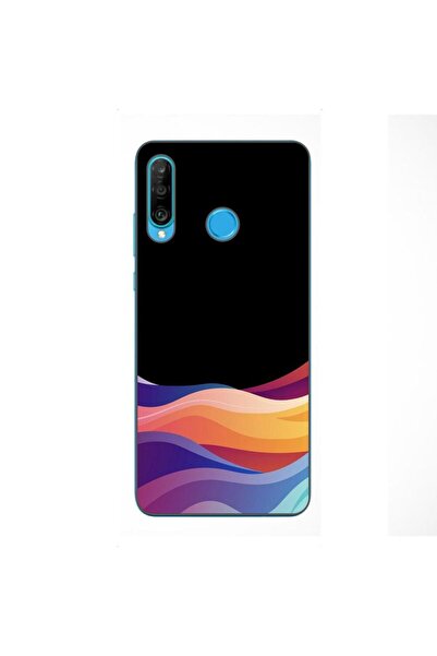 OEM Husa compatibila cu Huawei P30 Lite Silicon Gel Tpu Model Neon Waves