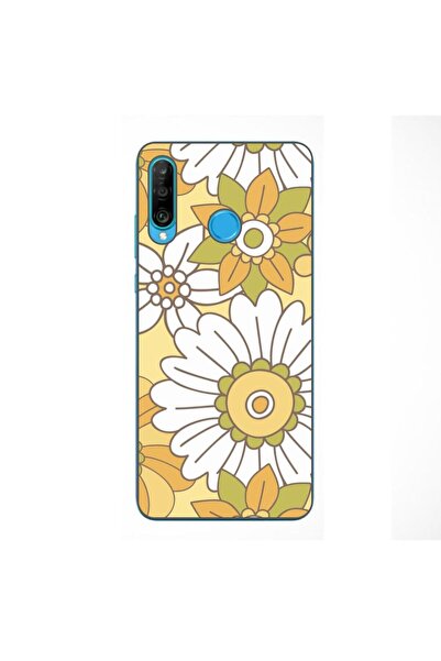 OEM Husa compatibila cu Huawei P30 Lite Silicon Gel Tpu Model Pastel Garden