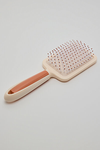 R&B Minnie Mouse Print Paddle Hair Brush