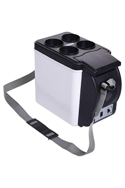 TEA Sports Car Refrigerator, 6L 12V Mini Electric Refrigerator Heater Portabl...