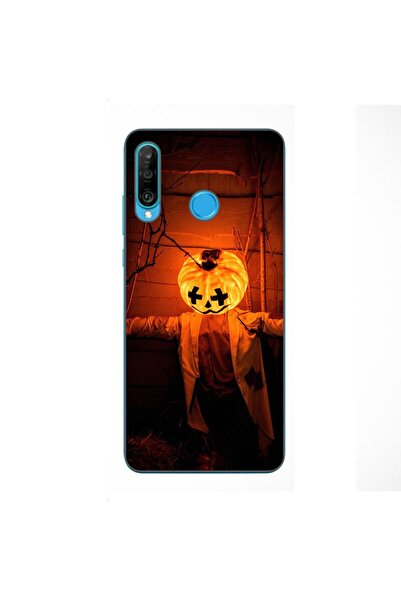 OEM Husa compatibila cu Huawei P30 Lite Silicon Gel Tpu Model Halloween Speri...