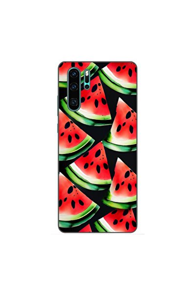 OEM Husa compatibila cu Huawei P30 Pro Silicon Gel Tpu Model Watermelon Slices