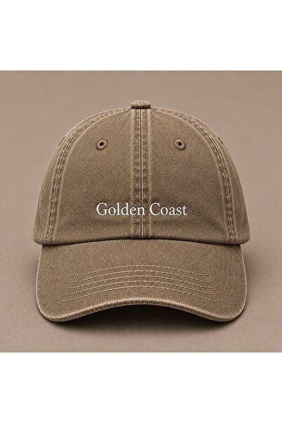 WeavedCo Golden Hours Embroidered Vintage Washed Cap Hat