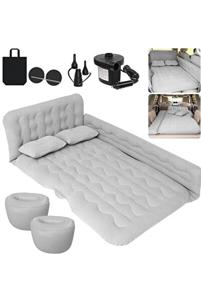 TAPIT SUV Air Mattress Thickened and Double Car Air Mattress Sided Flocking T...