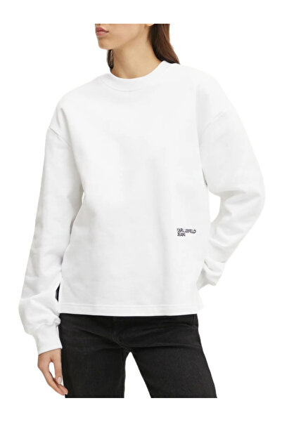 Karl Lagerfeld Γυναικείο Φούτερ Λευκό Jeans A1W20068-100 WHITE
