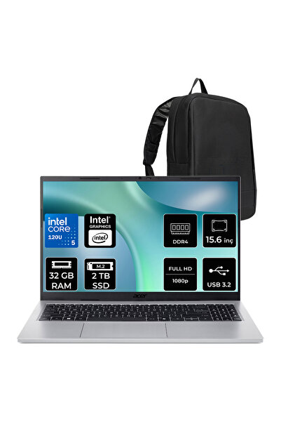 ACER Aspire Go Core 5 120U 32GB 1TB SSD 15.6" FHD 60Hz FDOS Dizüstü Bilgisayar