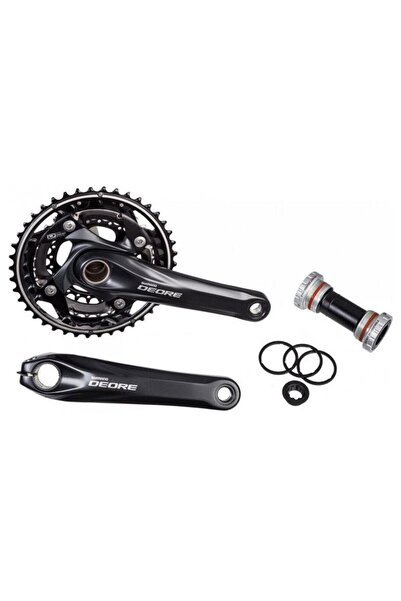 Shimano Deore FC-M610 Aynakol FC-M610-L 42x32x24T 175mm Deore Hollowtech MTB ...