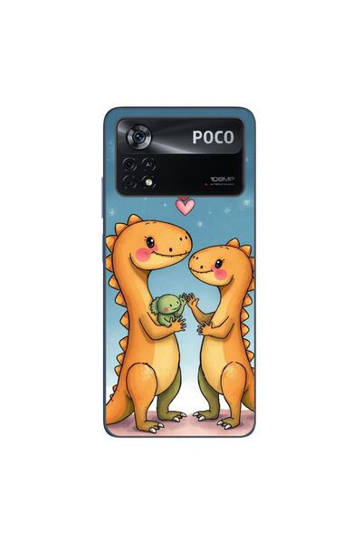 OEM Husa compatibila cu Xiaomi Poco X4 Pro Silicon Gel Tpu Model Dino Cute Fa...