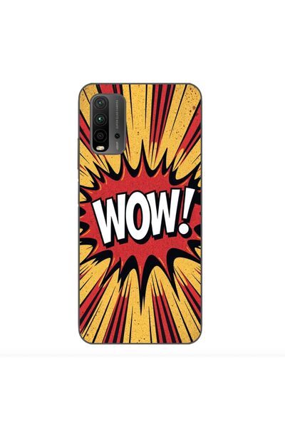 OEM Case compatible with Xiaomi Redmi 9T Silicone Gel Tpu Comic Book Pattern ...