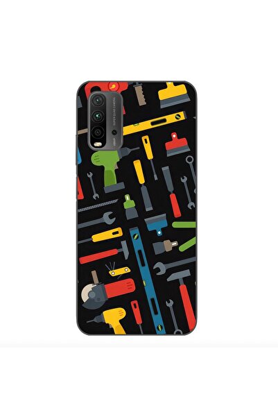OEM Case compatible with Xiaomi Redmi 9T Silicone Gel Tpu Model Tools Pattern