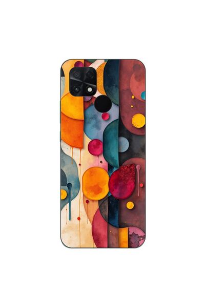 OEM Case compatible with Xiaomi Poco C40 Silicon Gel Tpu Pattern Abstract Sha...