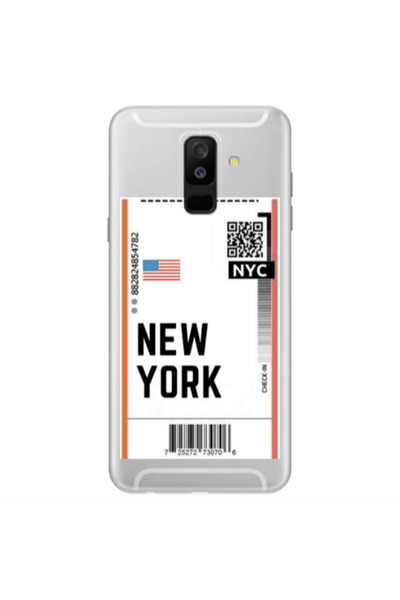 Other Samsung A6 Plus New York NYC Transparent Silicone TPU Θήκη
