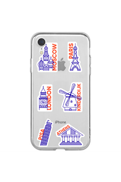 Other Apple iPhone Xr Pisa Athens Transparent Silicone TPU Θήκη
