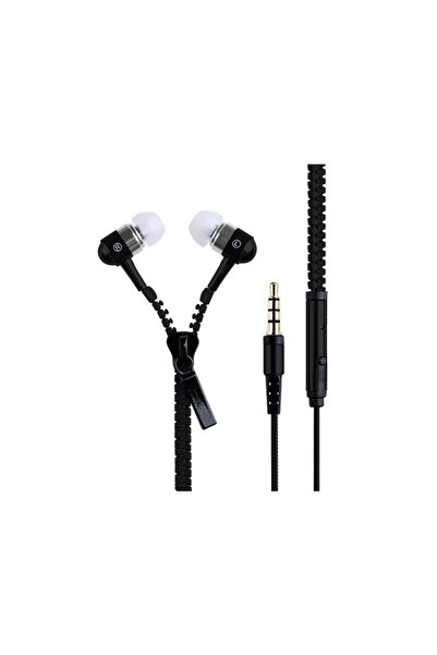 zutech Zipper type headphones, black