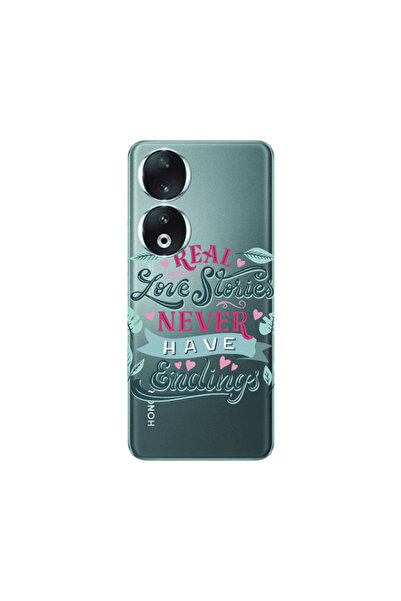 Other Honor 90 5G Love Stories Transparent Silicone TPU Θήκη