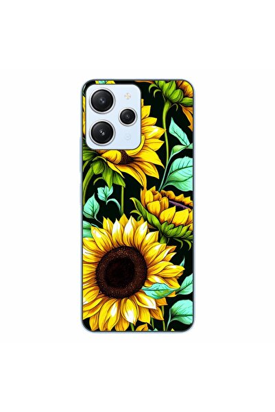 OEM Husa compatibila cu Xiaomi Redmi 12 4G Silicon Gel Tpu Model Floarea Soar...