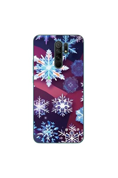 OEM Husa compatibila cu Xiaomi Redmi 9 Silicon Gel Tpu Model Fulgi de Gheata