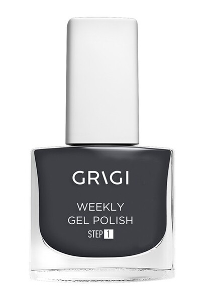 Grigi WEEKLY GEL POLISH STEP 1 602 DARK Gray 12ML