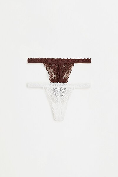 LEFTIES Dantel Tanga (2'li Pack)